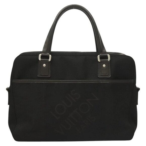 LOUIS VUITTON Damier Geant Associe PM Business Bag Black N58038 LV Authentic - Picture 1 of 13